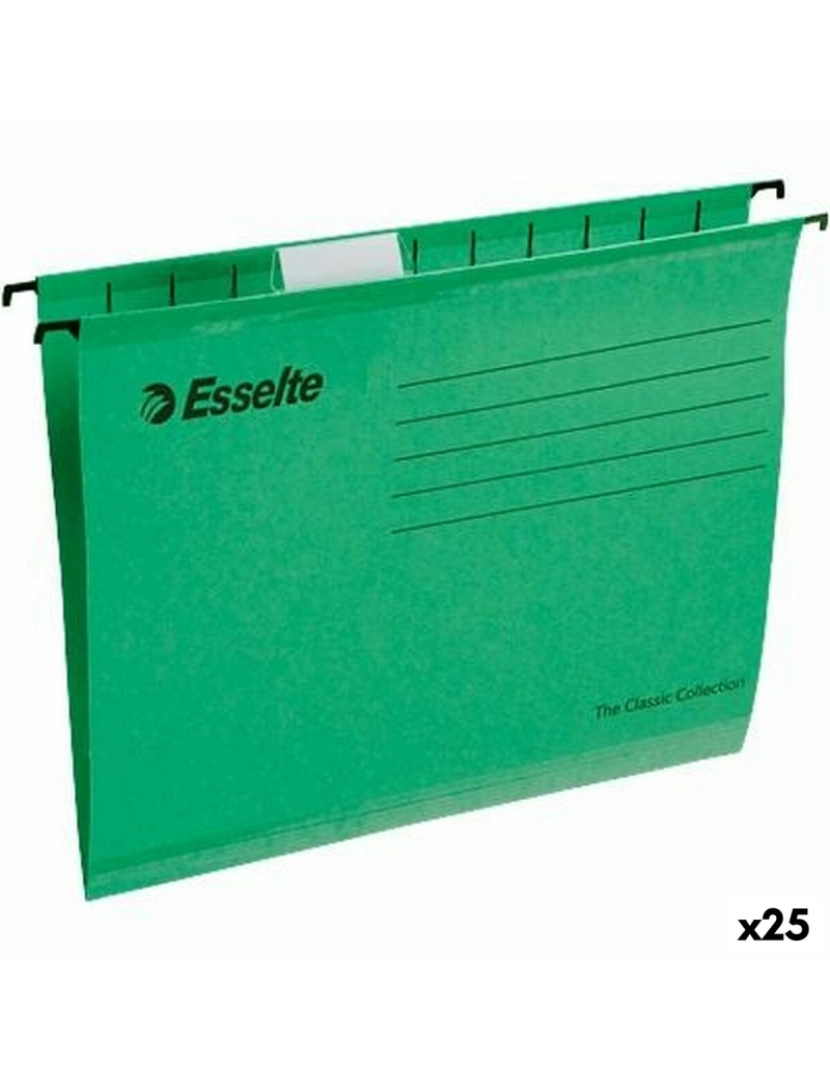 imagem de Pasta suspensa Esselte Classic Verde A4 (25 Unidades)2