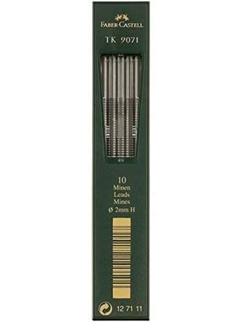 Faber-Castell - Minas Faber-Castell 127111 2,0 mm 3B (5 Unidades) (10 Unidades)