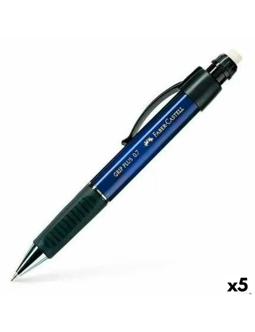 Faber-Castell - Porta-minas Faber-Castell Grip Plus 0,7 mm (5 Unidades)