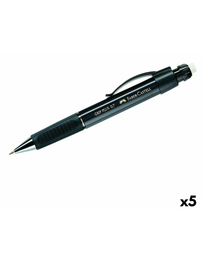 Faber-Castell - Porta-minas Faber-Castell Grip Plus 0,7 mm (5 Unidades)