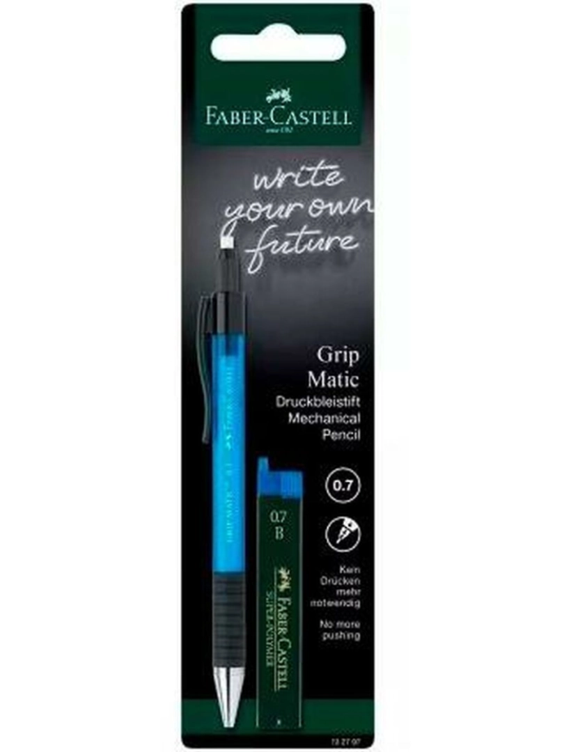 imagem de Porta-minas Faber-Castell Grip  Matic Azul 0,7 mm (10 Unidades)2