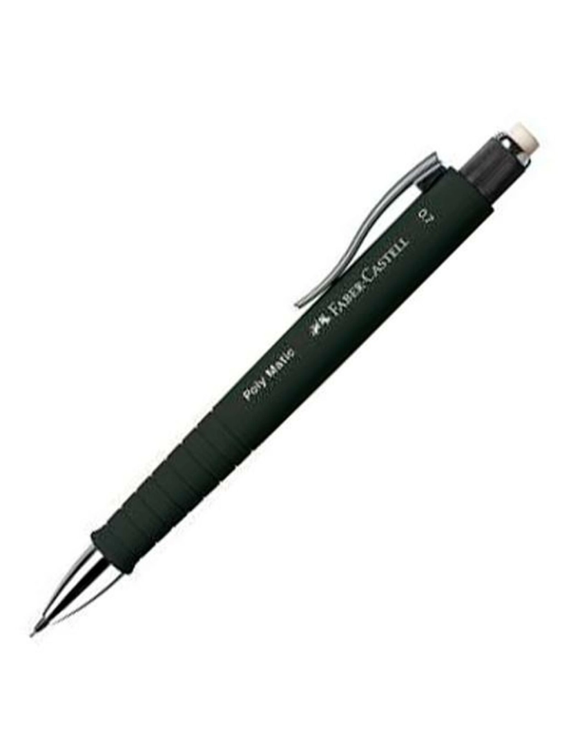 imagem de Porta-minas Faber-Castell Poly Matic Preto 0,7 mm (5 Unidades)2