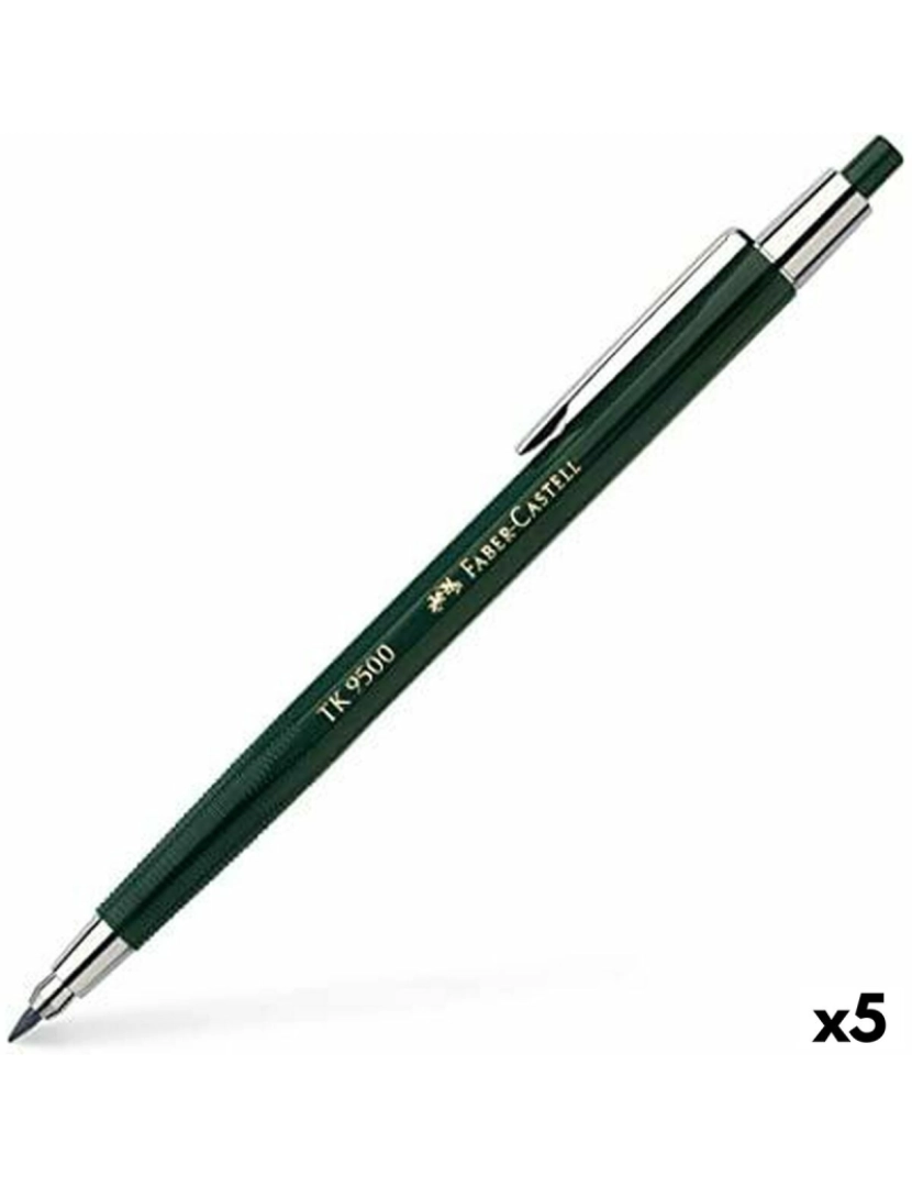 Faber-Castell - Porta-minas Faber-Castell Tk 9500 (5 Unidades)