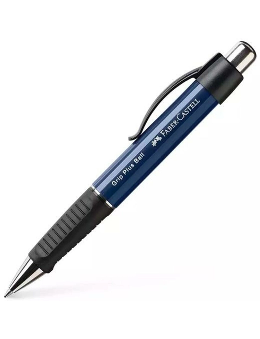 imagem de Caneta Faber-Castell Grip Plus Ball M Azul (5 Unidades)2