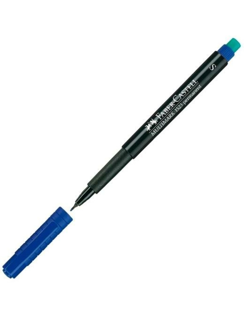 imagem de Rotulador permanente Faber-Castell Multimark 1523 M Azul (10 Unidades)2