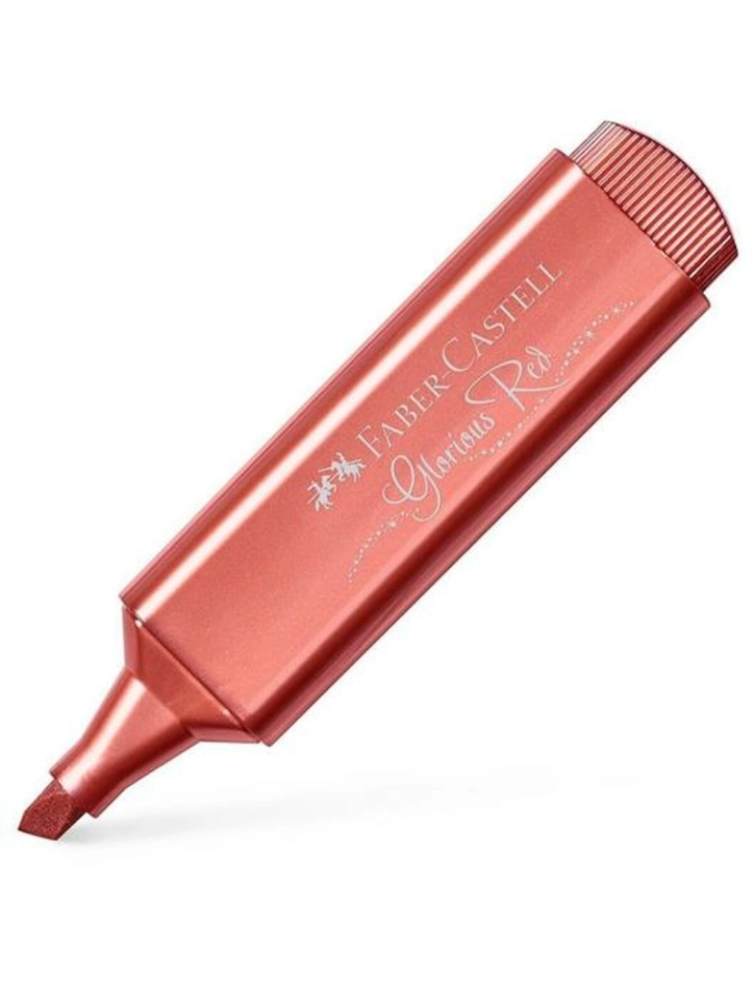 imagem de Marcador Faber-Castell Textliner 46 metálico Vermelho (10 Unidades)2