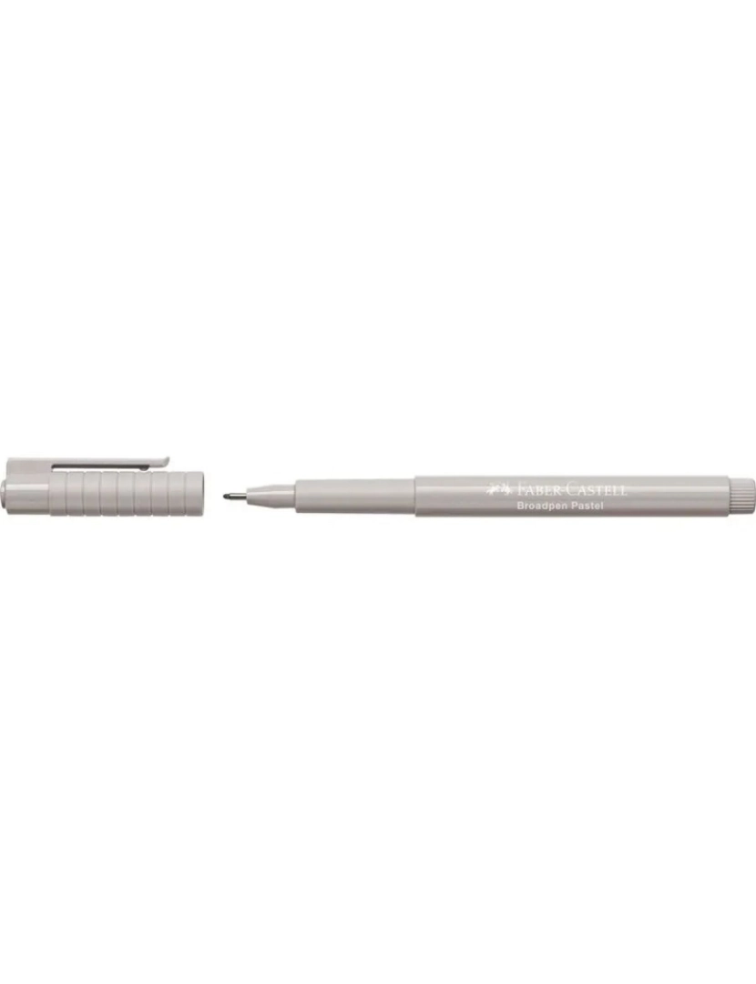 imagem de Rotulador permanente Faber-Castell Broadpen Pastel Cinzento (10 Unidades)4