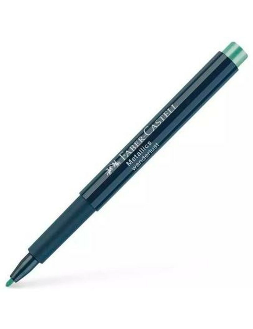 imagem de Rotuladores Faber-Castell Metallics Wanderlust Verde (10 Unidades)2