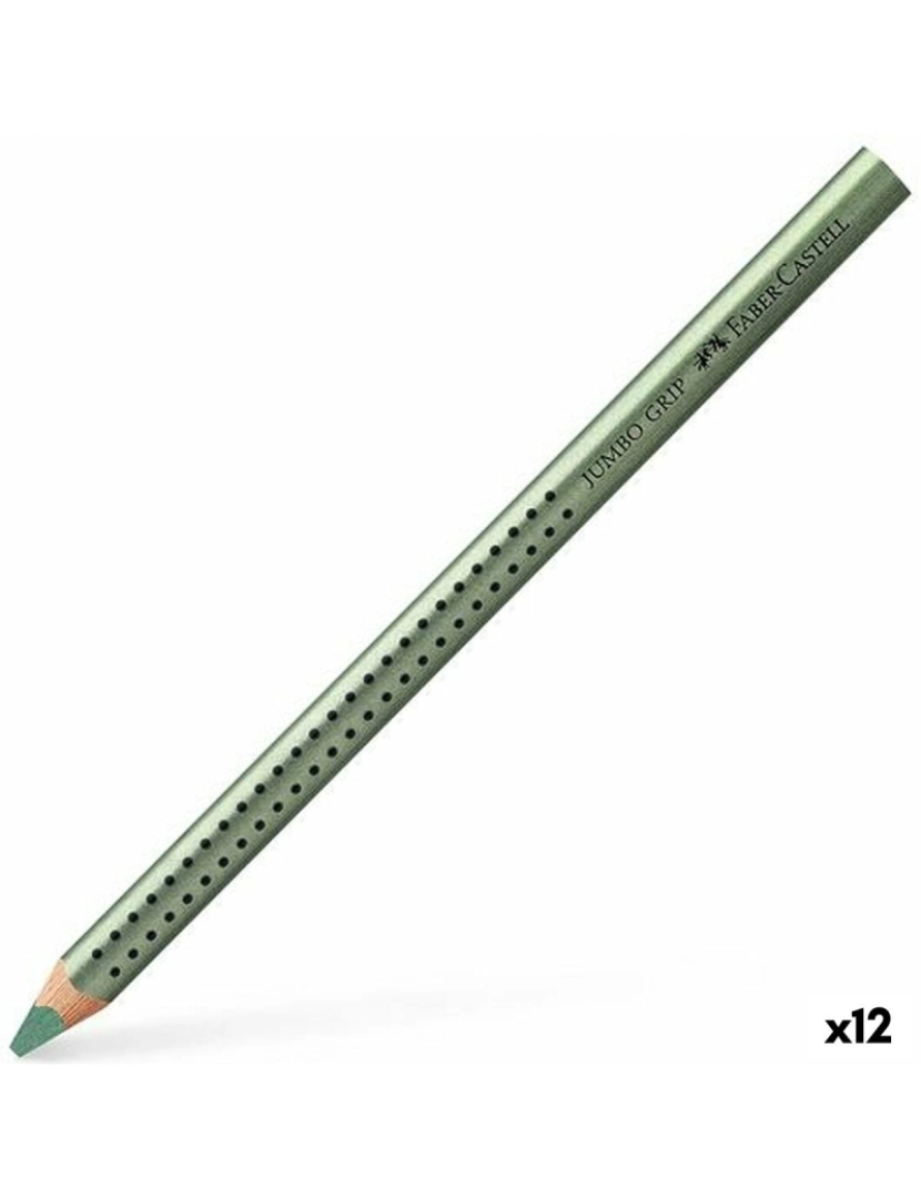 Faber-Castell - Lápis de cores Faber-Castell Verde metálico (12 Unidades)