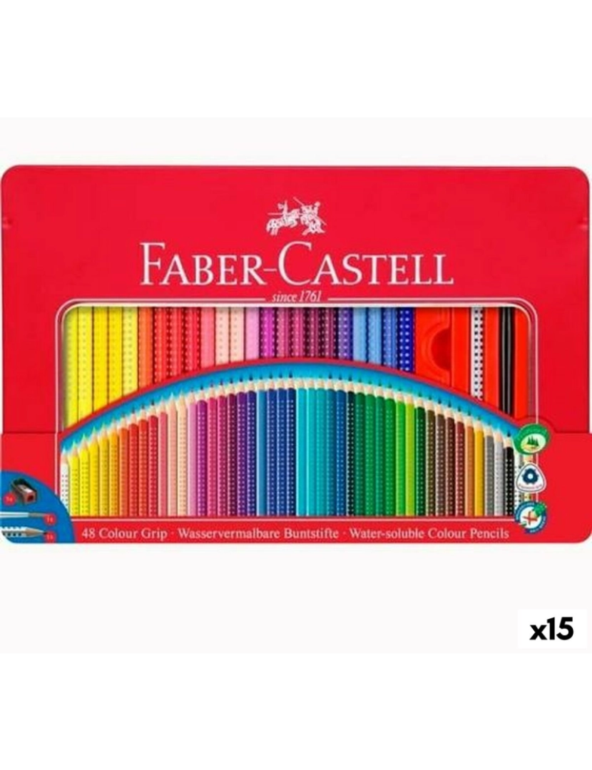 Faber-Castell - Lápis de cores Faber-Castell Multicolor (15 Unidades)