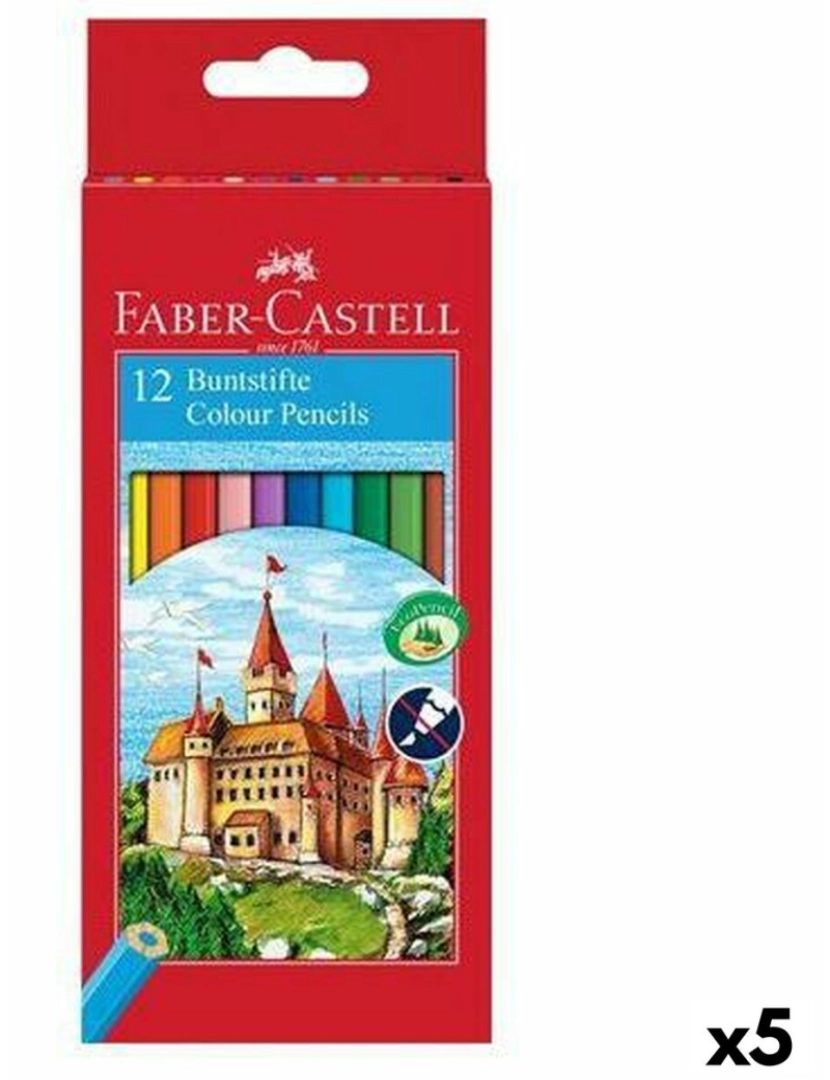 Faber-Castell - Lápis de cores Faber-Castell Multicolor (5 Unidades)