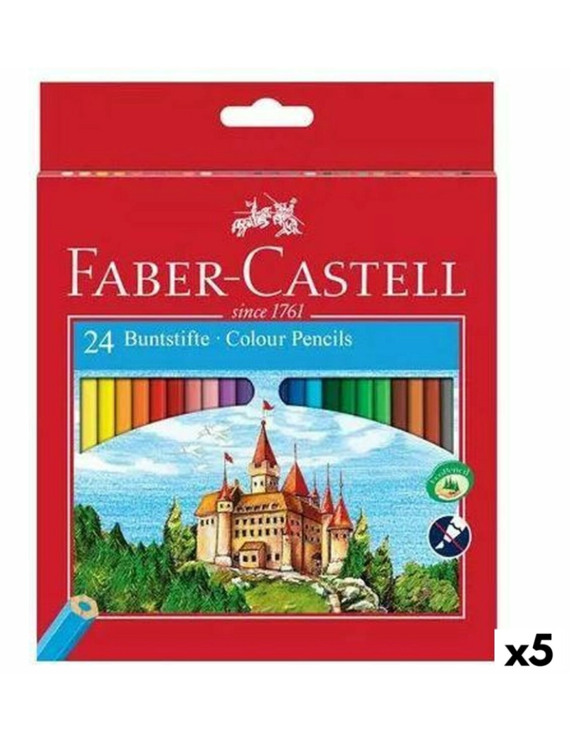 imagem de Lápis de cores Faber-Castell Multicolor (5 Unidades)1