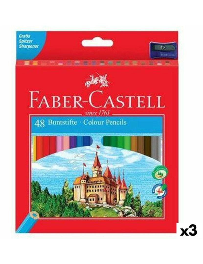 Faber-Castell - Lápis de cores Faber-Castell Multicolor 3 Peças