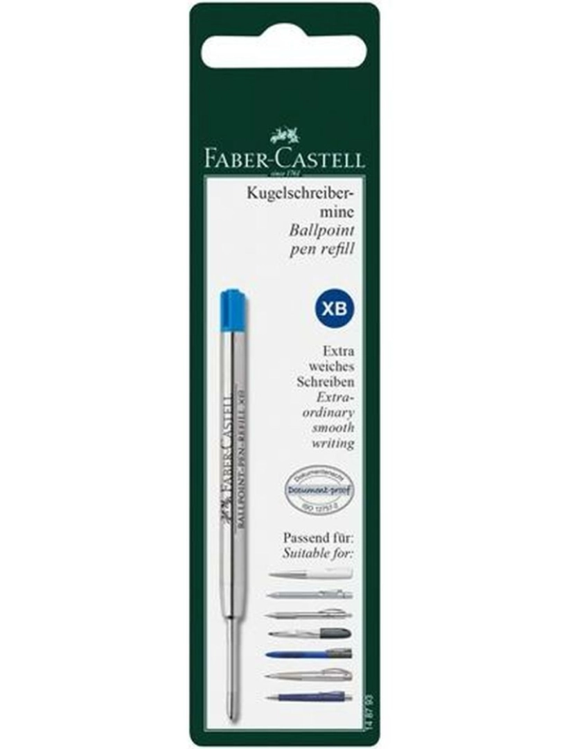 imagem de Peças sobresselentes Faber-Castell Caneta 0,6 mm Azul (5 Unidades)2