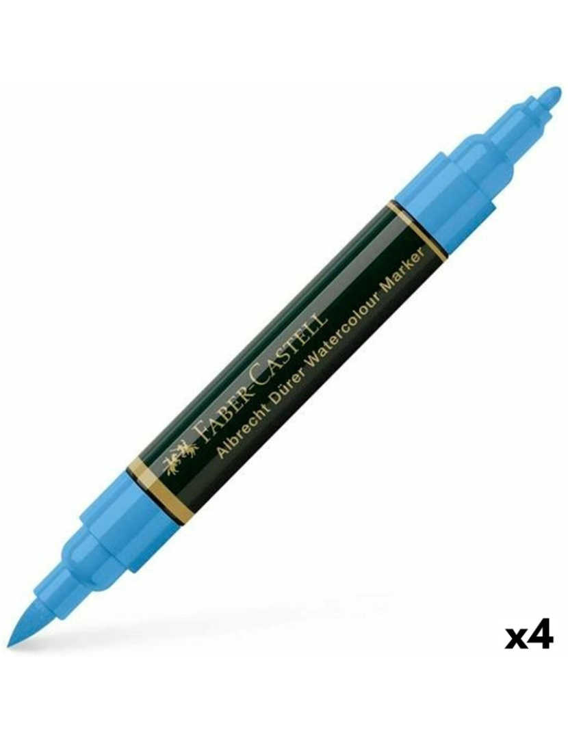 Faber-Castell - Rotuladores Faber-Castell Durer Azul (4 Peças)