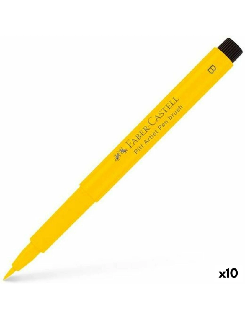 Faber-Castell - Rotuladores Faber-Castell Pitt Artist Cadmium Amarelo (10 Unidades)