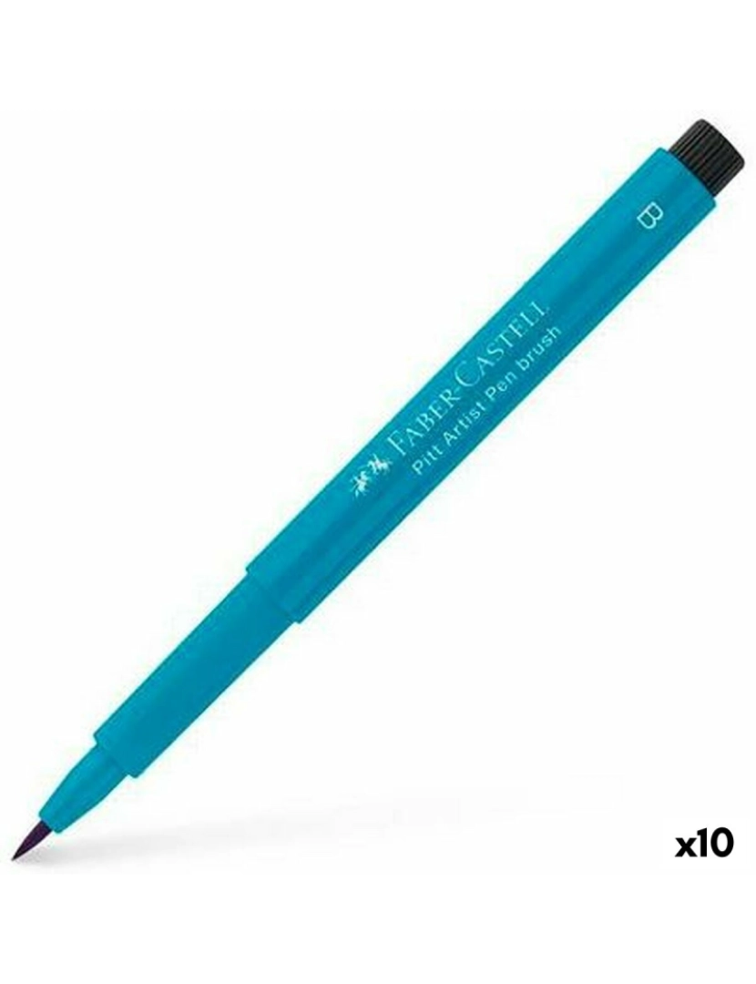 imagem de Rotuladores Faber-Castell Pitt Artist Azul Cobalto (10 Unidades)1