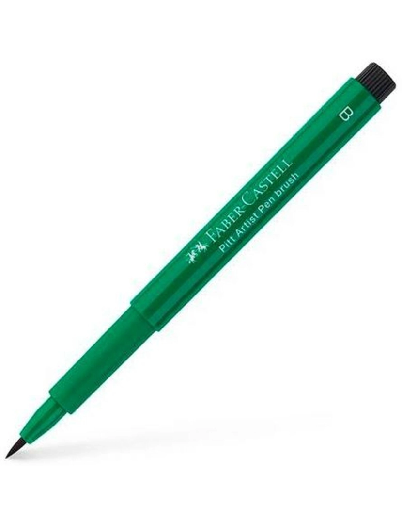 imagem de Rotuladores Faber-Castell Pitt Artist Verde-escuro (10 Unidades)2