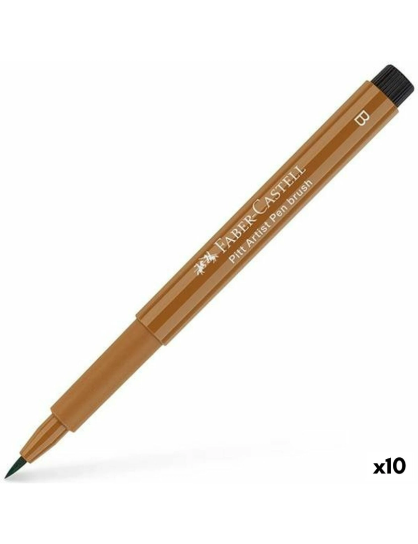 imagem de Rotuladores Faber-Castell Pitt Artist Castanho (10 Unidades)1