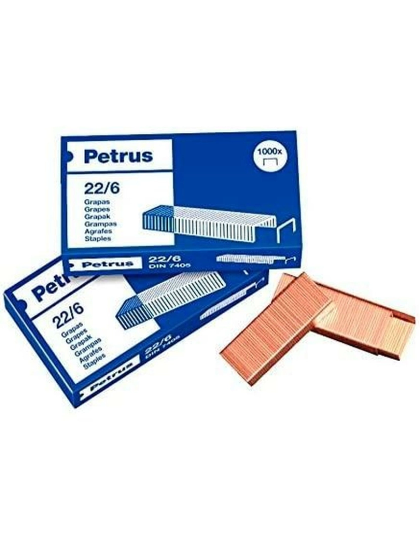 imagem de Grampos Petrus 22/6 6 mm (25 Unidades)2