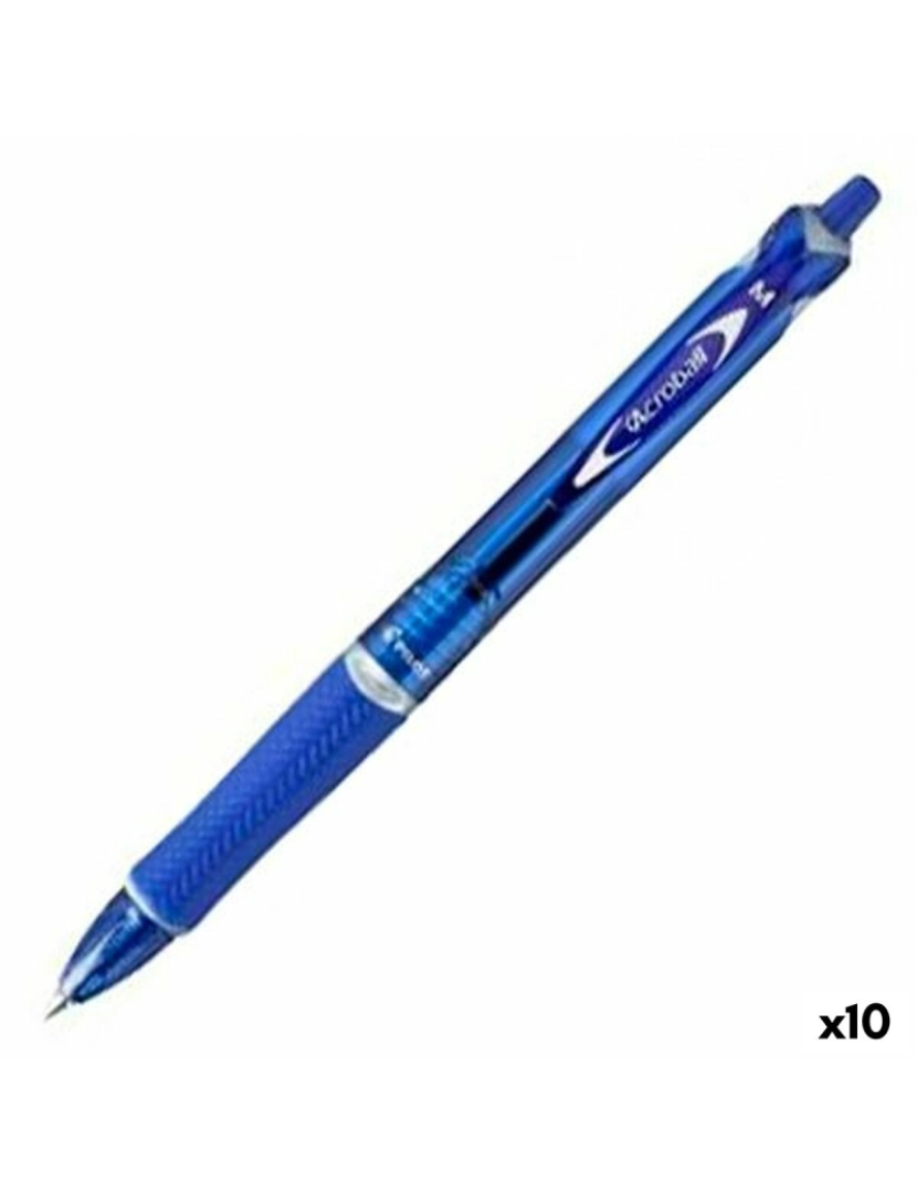 Pilot - Caneta Pilot Acroball Azul 0,4 mm (10 Unidades)