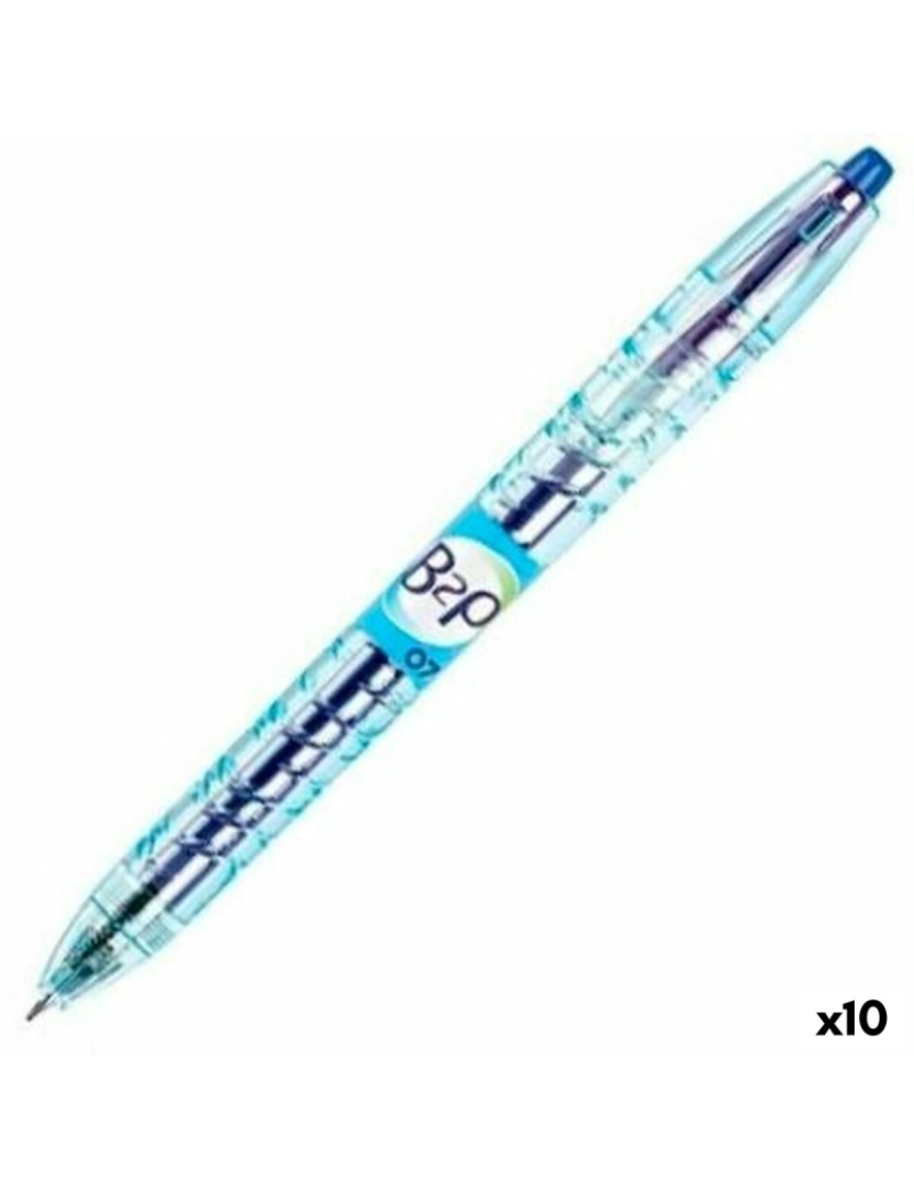 Pilot - Esferográfica de gel Pilot B2P 07 Retrátil Azul 0,4 mm (10 Unidades)