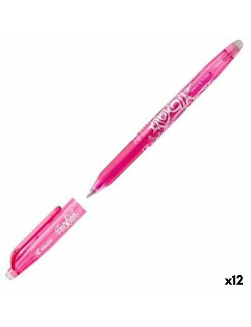 Pilot - Caneta Pilot Frixion Point Tinta apagável Cor de Rosa (12 Unidades)