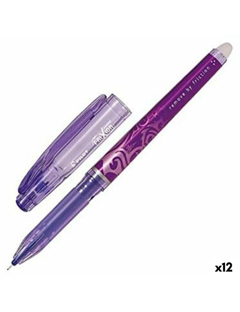 Pilot - Caneta Pilot Frixion Point Tinta apagável Violeta (12 Unidades)