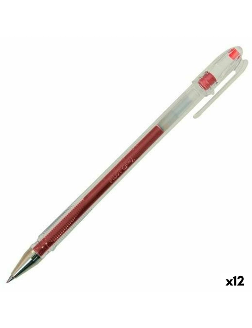 Pilot - Caneta Roller Pilot G-1 Vermelho 0,3 mm (12 Unidades)