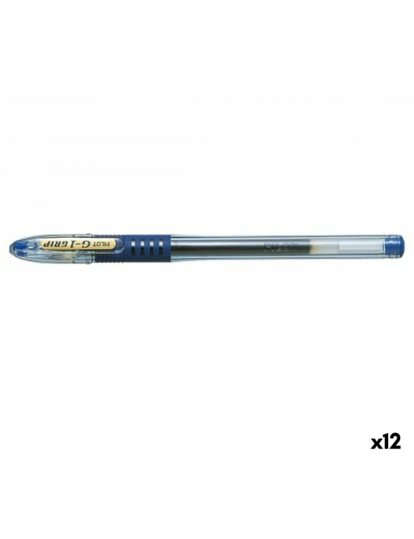 imagem de Esferográfica de gel Pilot G1 Grip Azul 0,32 mm (12 Unidades)1