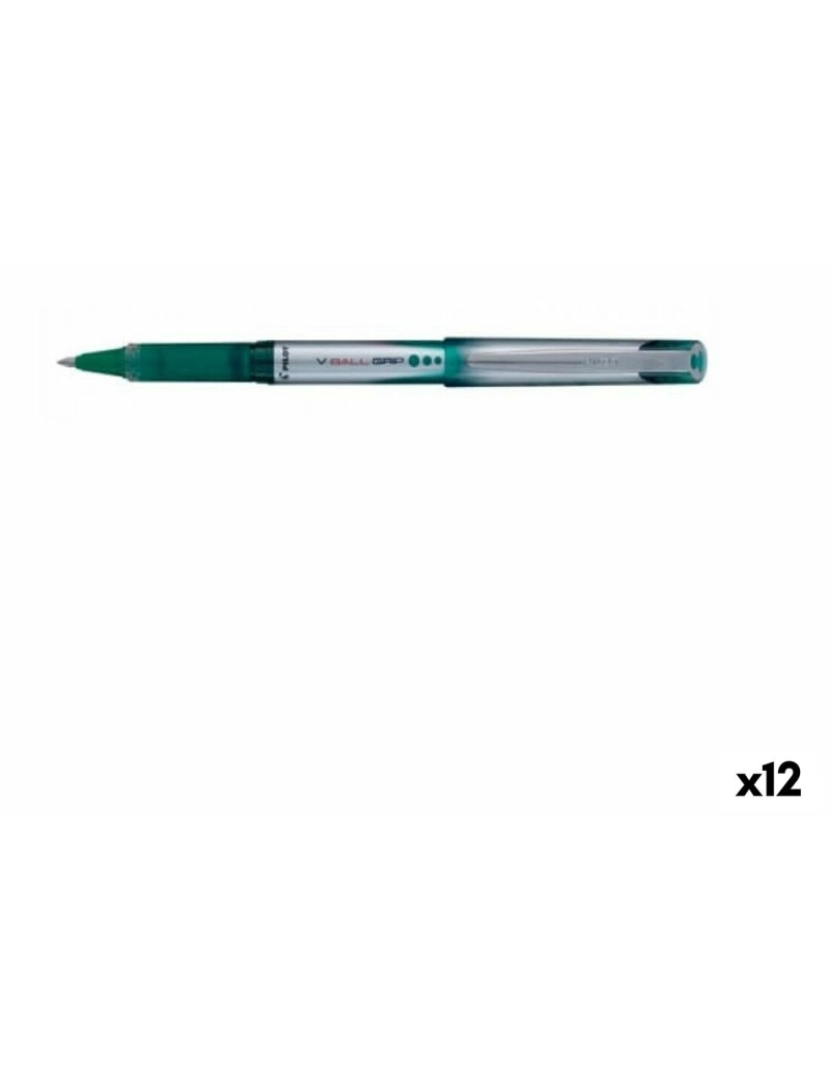 Pilot - Caneta Roller Pilot V Ball Grip Verde 0,5 mm (12 Unidades)