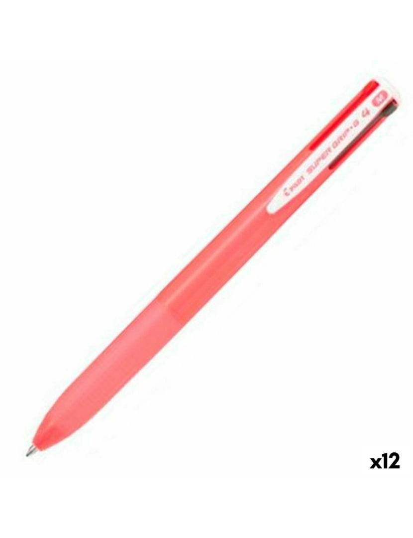 Pilot - Caneta Pilot Supergrip G4 Rosa Claro 0,4 mm (12 Unidades)