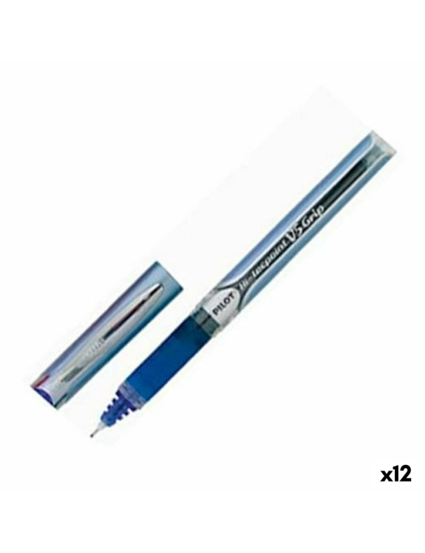 Pilot - Caneta Roller Pilot V5 Grip Azul 0,3 mm (12 Unidades)