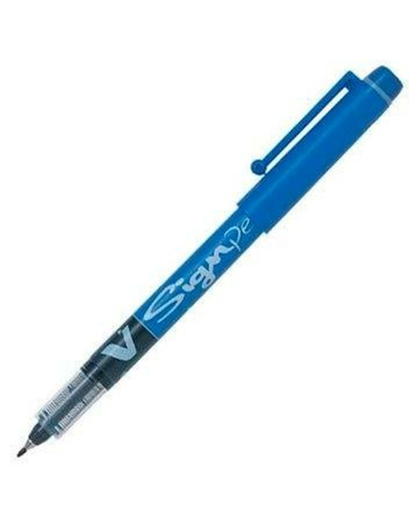 imagem de Esferográfica de tinta líquida Pilot V Sign Pen Azul 0,6 mm (12 Unidades)2