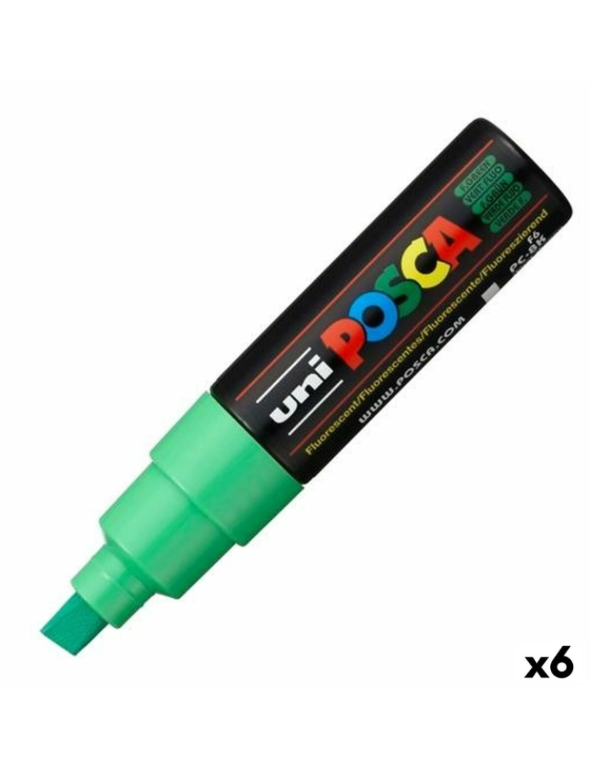 Posca - Marcador POSCA PC-8K Verde (6 Unidades)