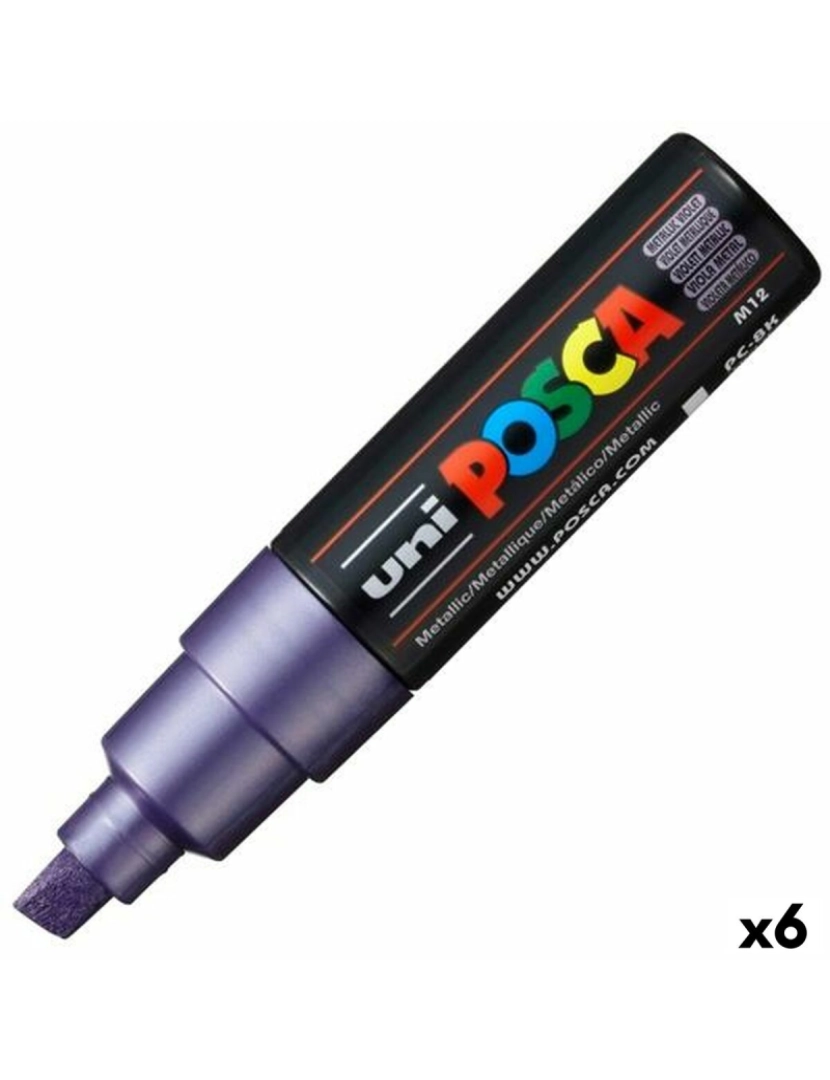 imagem de Marcador POSCA PC-8K Violeta (6 Unidades)1