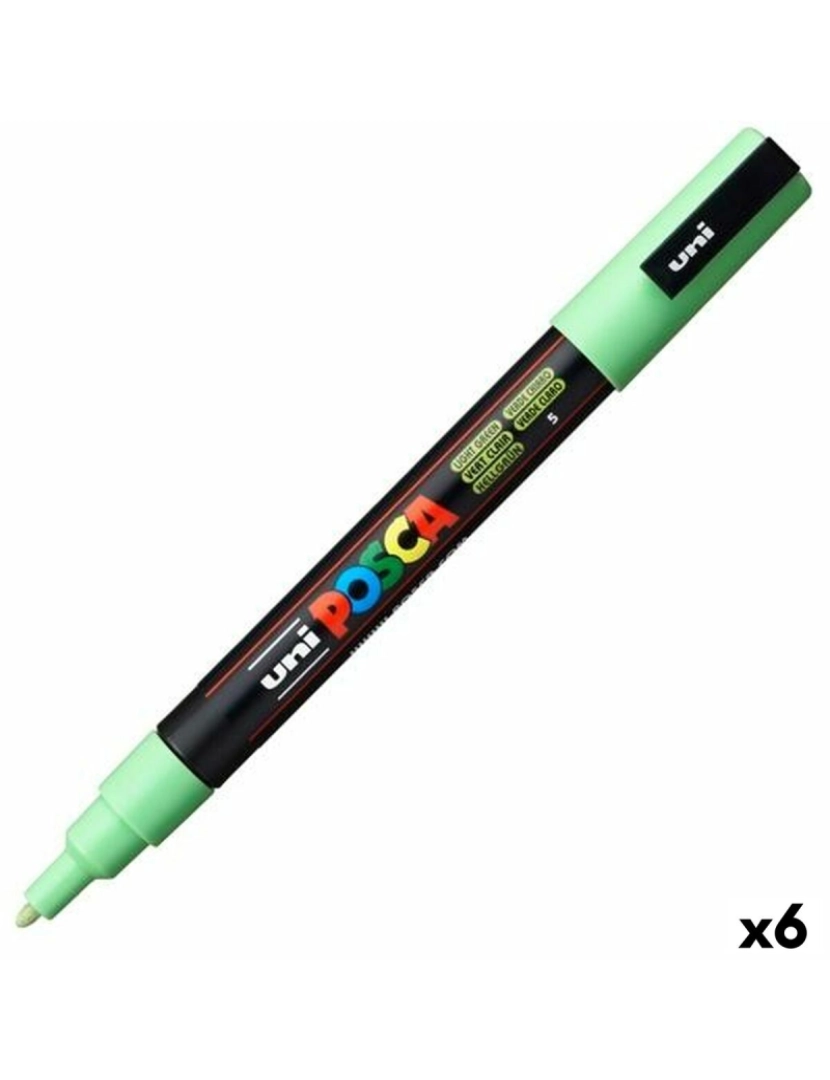 imagem de Marcador POSCA PC-3M 6 Unidades Verde Claro1