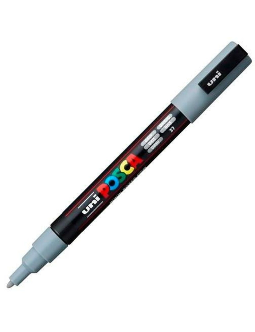 imagem de Rotulador POSCA PC-3M Cinzento (6 Unidades)2