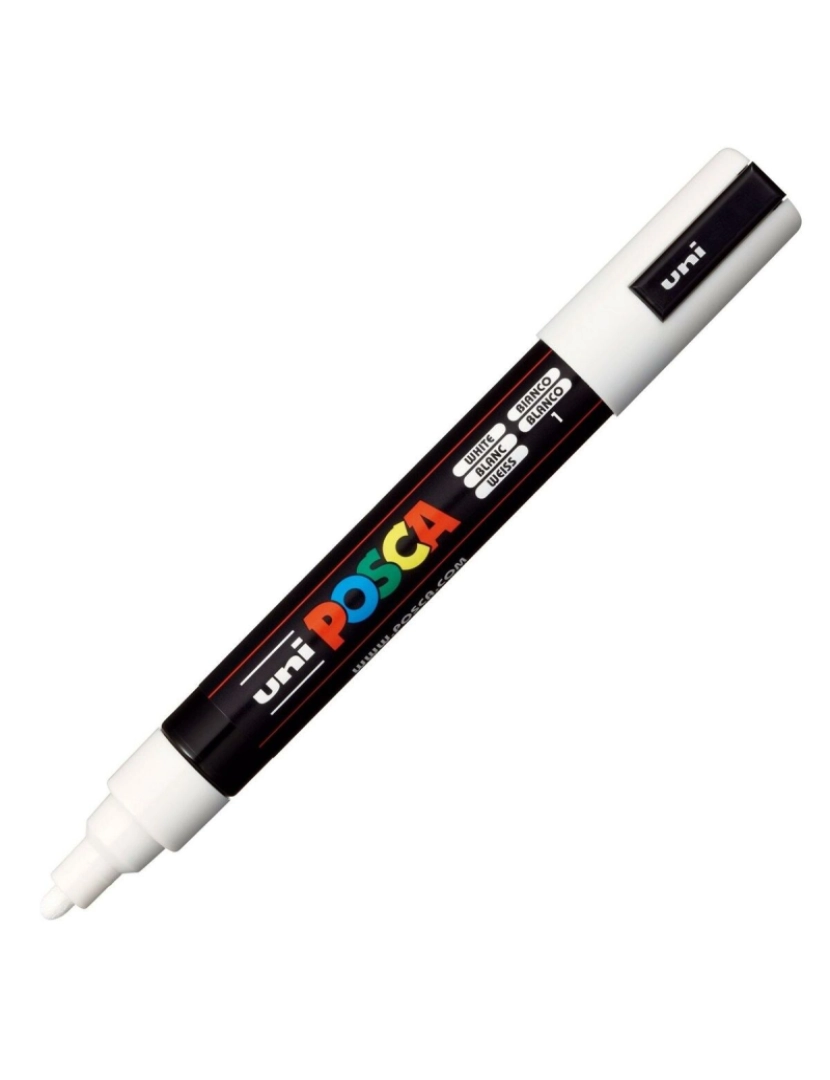 imagem de Rotuladores POSCA PC-5M Branco (6 Unidades)2