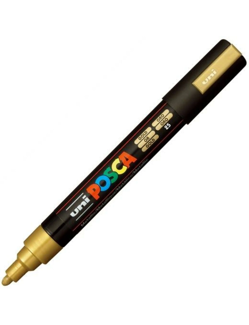 imagem de Rotuladores POSCA PC-5M Dourado (6 Unidades)2