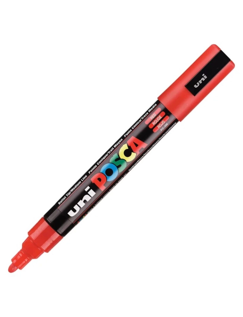 imagem de Marcador POSCA PC-5M Vermelho (6 Unidades)2