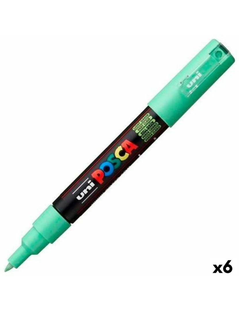 imagem de Rotulador POSCA PC-1M Verde Claro (6 Unidades)1