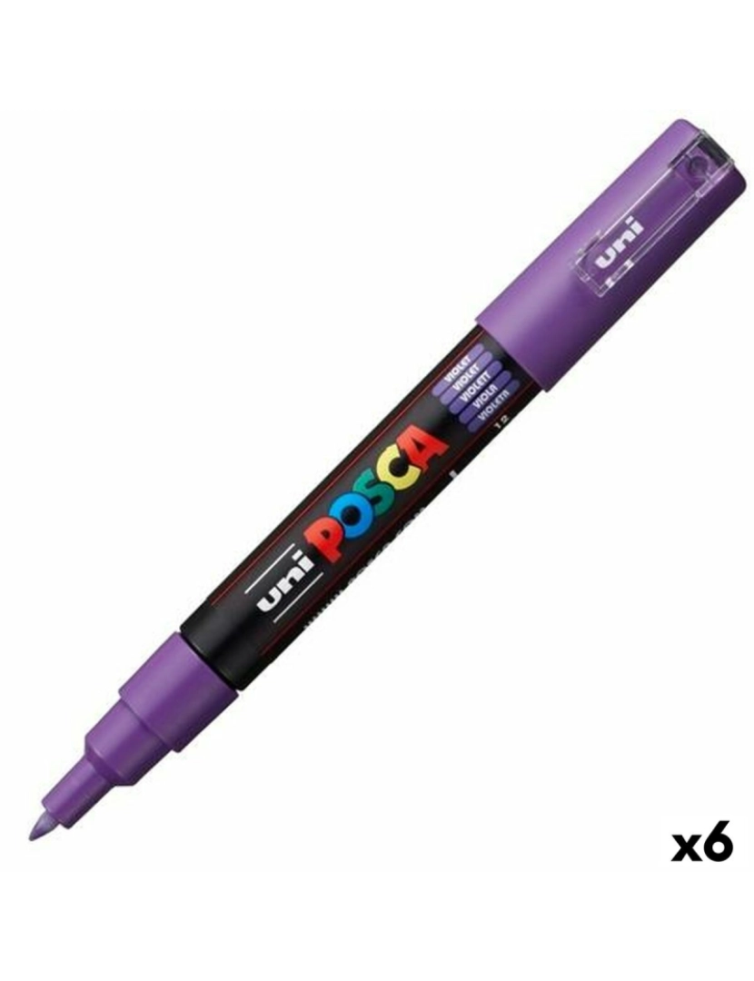 Posca - Rotuladores POSCA PC-1M Violeta (6 Unidades)