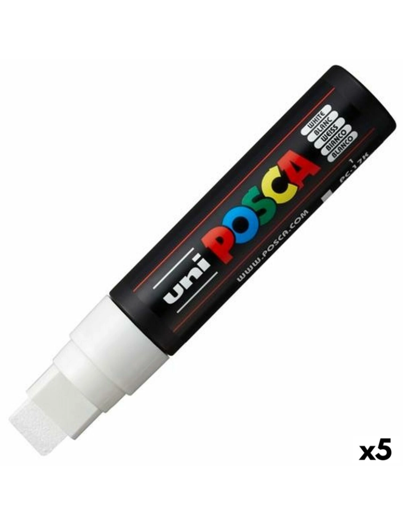 Posca - Rotuladores POSCA PC-17K Branco 5 Unidades