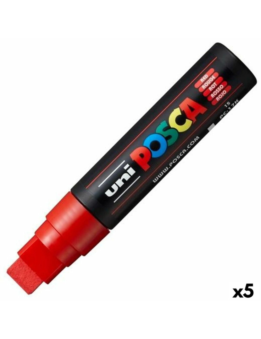 imagem de Marcador POSCA PC-17K Vermelho (5 Unidades)1