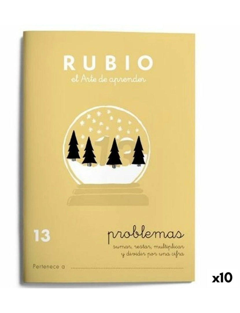 imagem de Caderno quadriculado Rubio Nº 13 A5 Espanhol 20 Folhas (10 Unidades)1