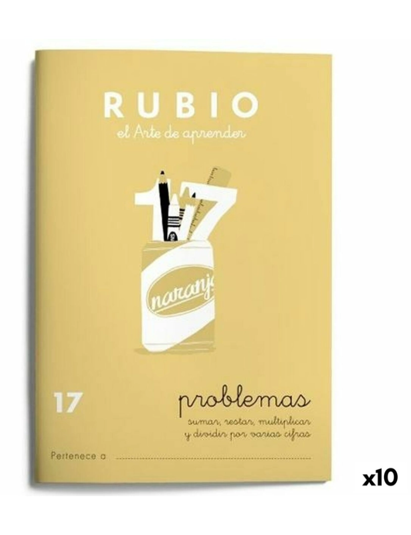 imagem de Caderno quadriculado Rubio Nº 17 A5 Espanhol 20 Folhas (10 Unidades)1