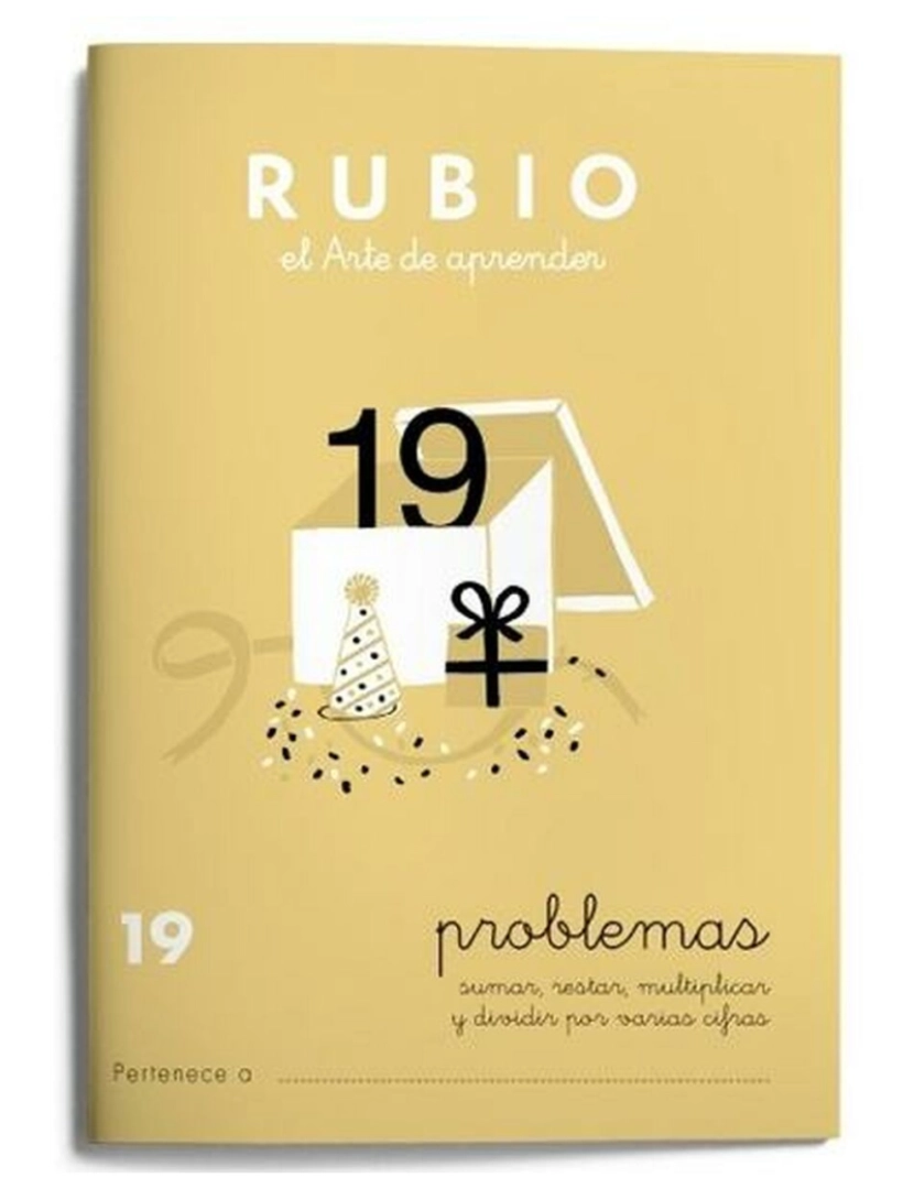 imagem de Caderno quadriculado Rubio Nº19 A5 Espanhol 20 Folhas (10 Unidades)2