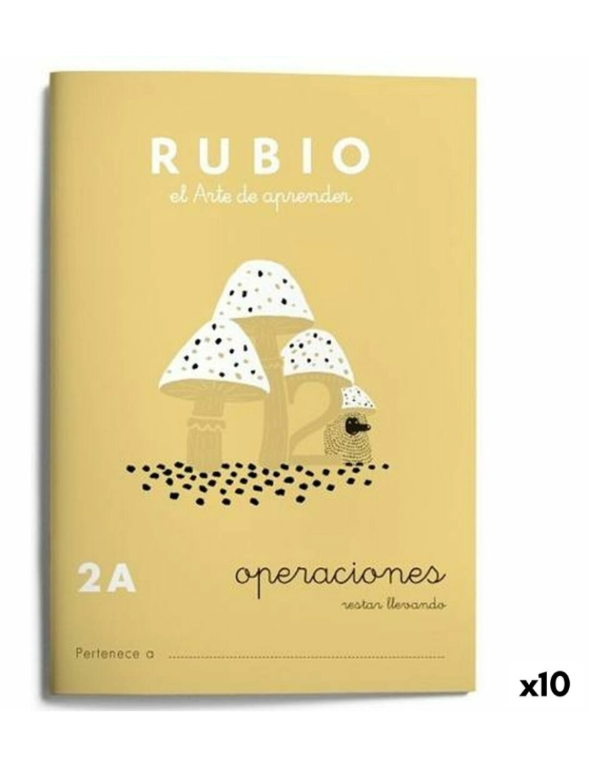 Cuadernos Rubio - Caderno quadriculado Rubio Nº2A A5 Espanhol 20 Folhas (10 Unidades)