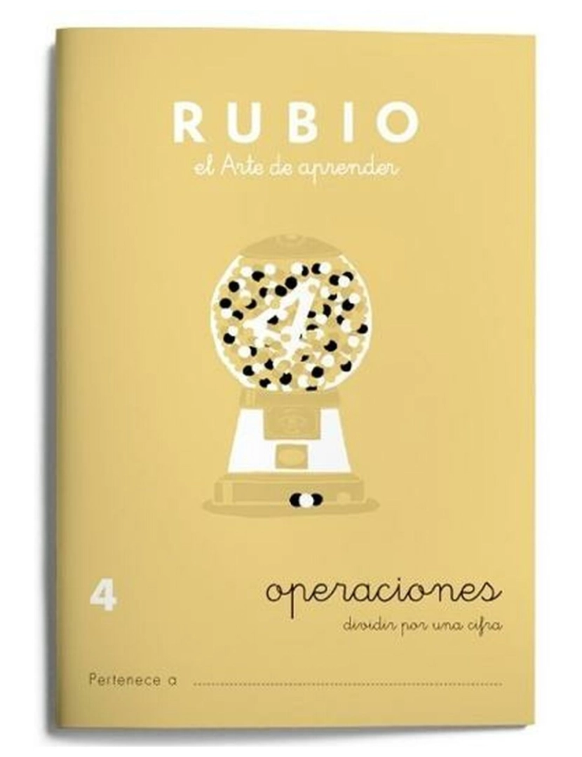 imagem de Caderno quadriculado Rubio Nº 4 A5 Espanhol 20 Folhas (10 Unidades)2